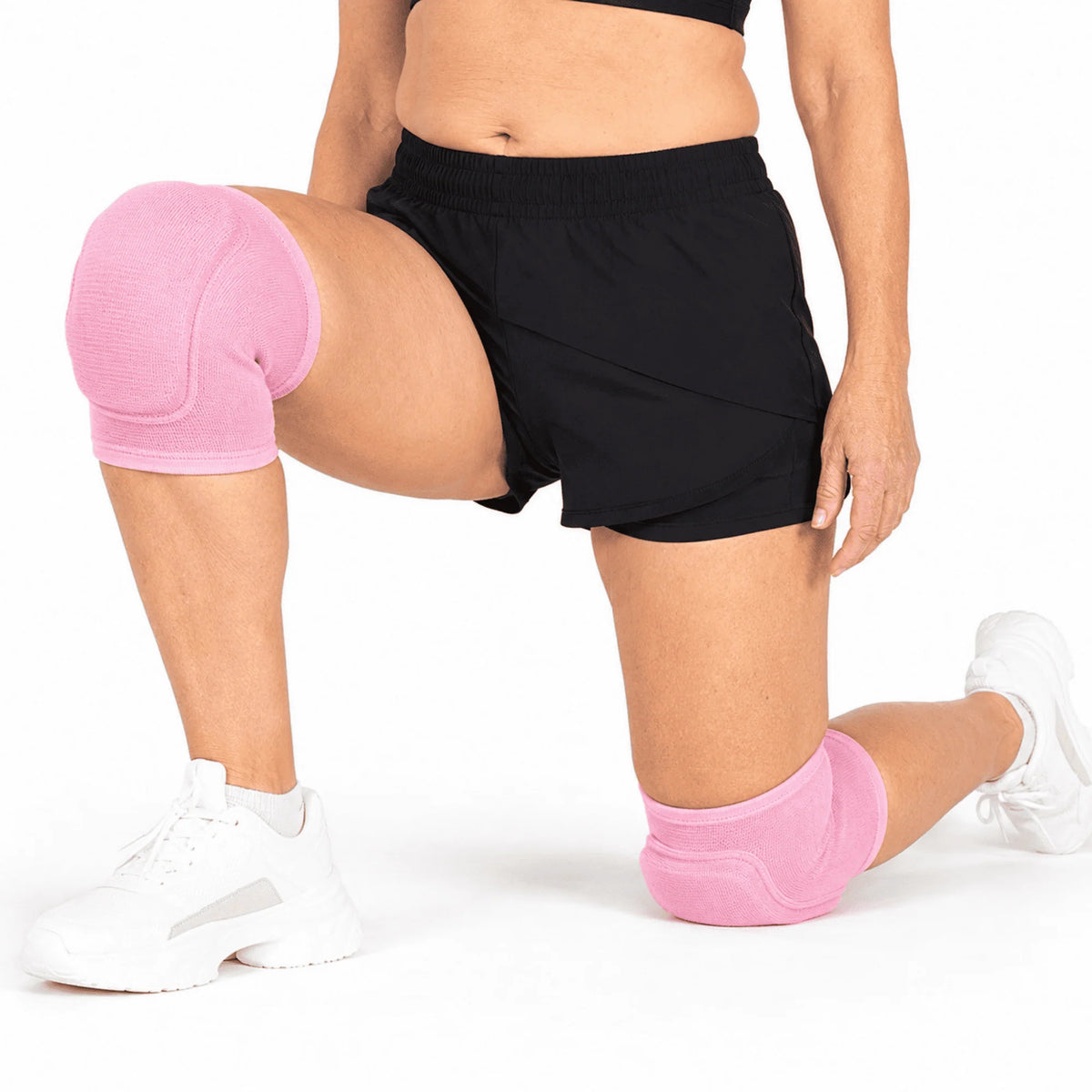 Knee Pads Thick EVA Foam Breathable Knit Sleeve