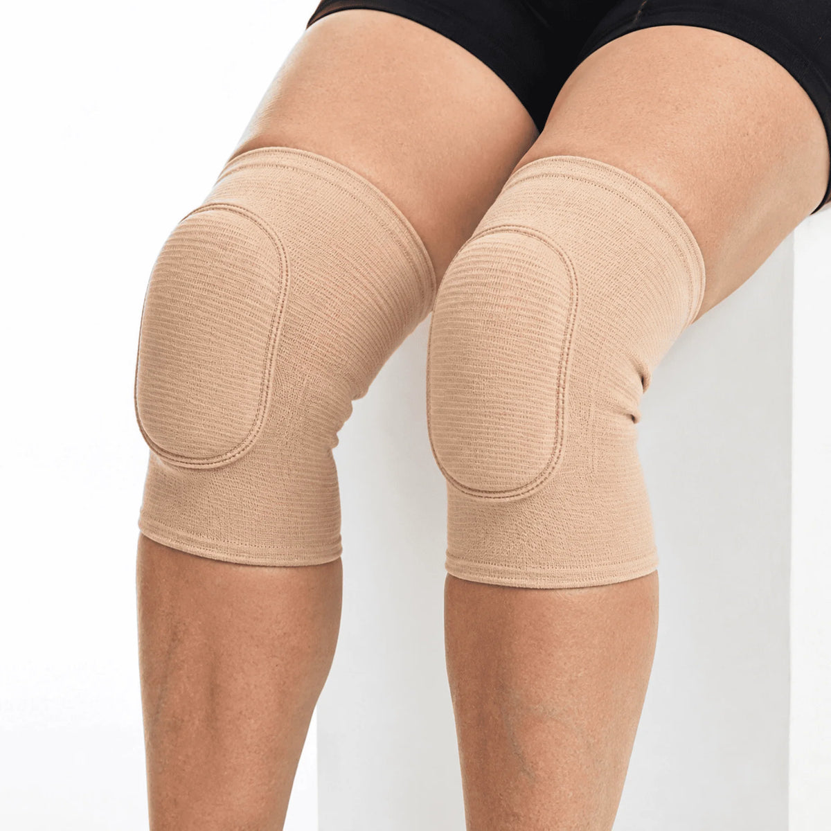 Knee Pads Thick EVA Foam Breathable Knit Sleeve