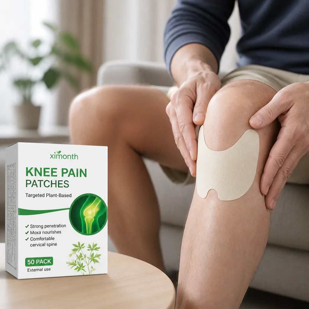 Knee Pain Patches Targeted Plant-Based 50 Pack