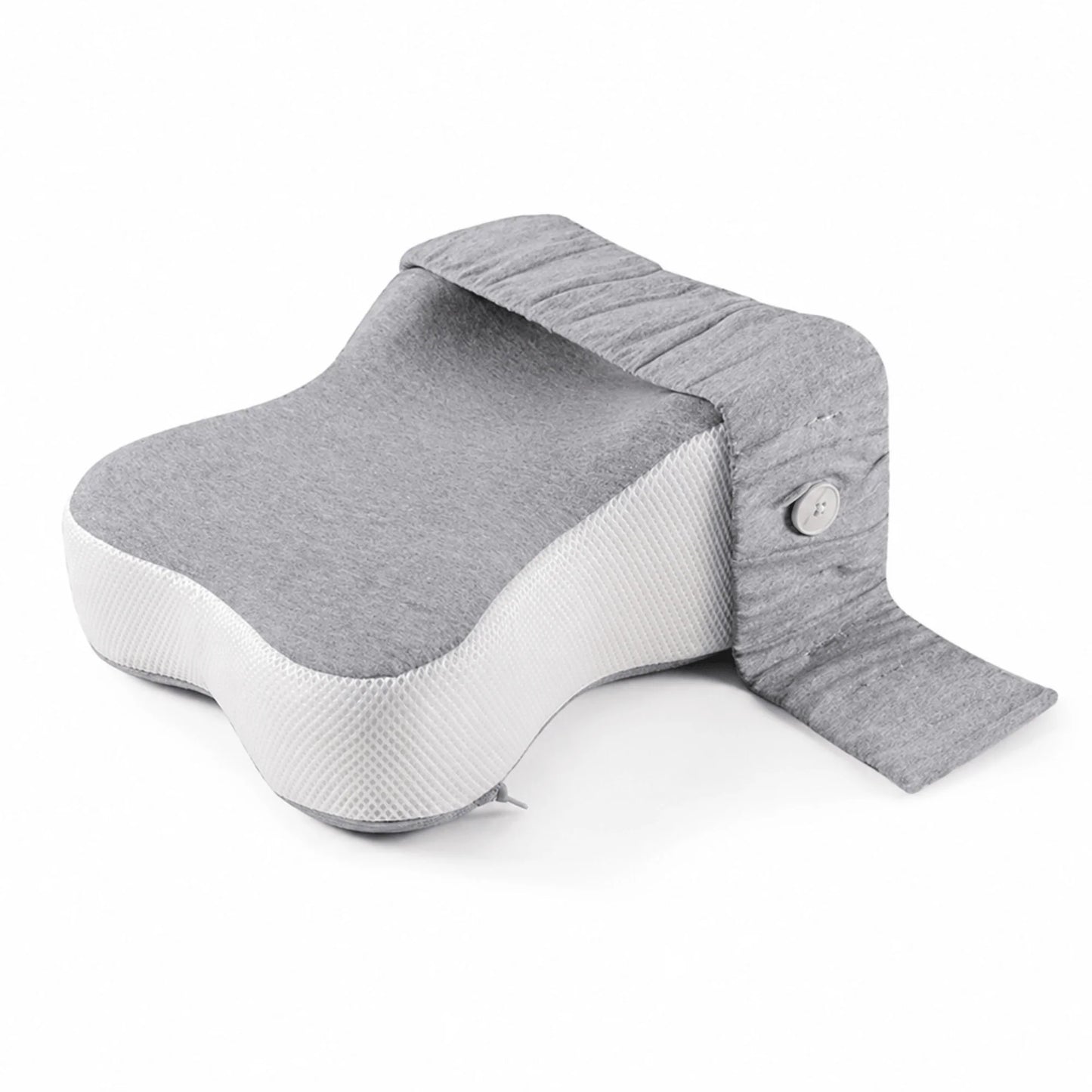 Knee Pillow Contoured Memory Foam Cooling & Washable Cover