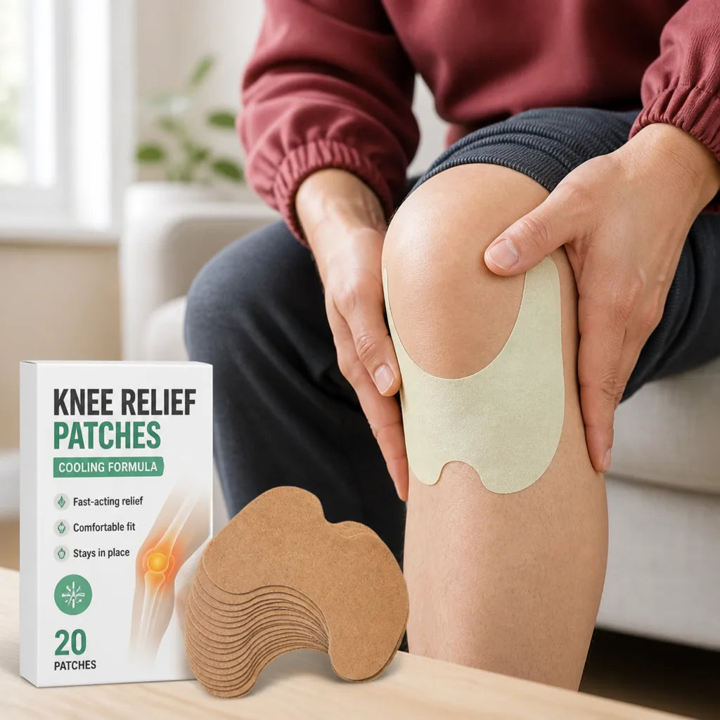 Knee Relief Patches Cooling Formula 20 Pack