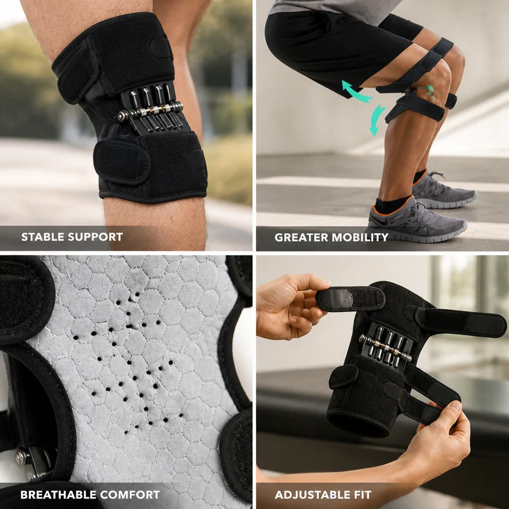 Knee Support Sleeves Breathable & Non-Slip Compression 2-Pack