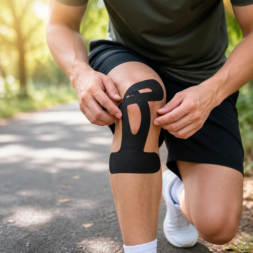 Knee Support Tape Pre-Cut Breathable Cotton