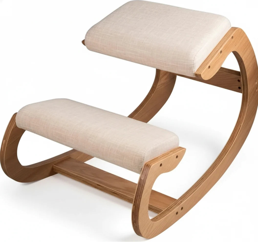 Kneeling Chair Ergonomic Padded Seat & Knee Pads