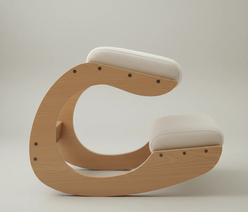 Kneeling Chair Ergonomic Padded Seat & Knee Pads
