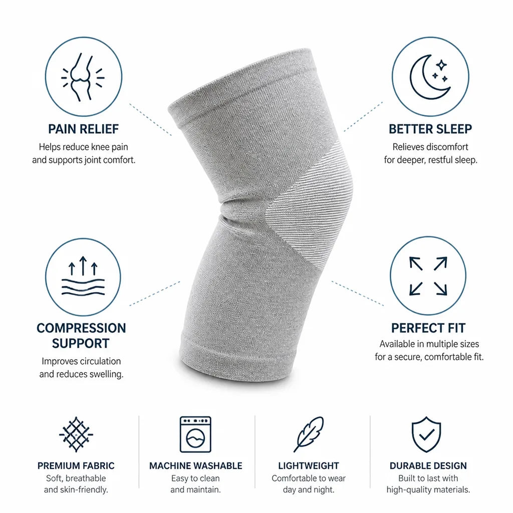 Kniestütze Kompressionshülse Schlafunterstützung