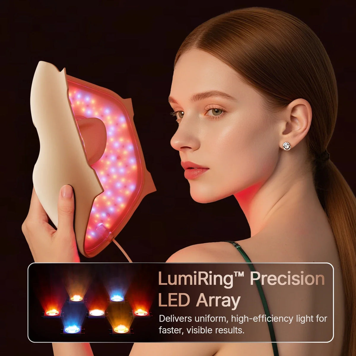 LED Face Mask 311 LEDs Adjustable Timer