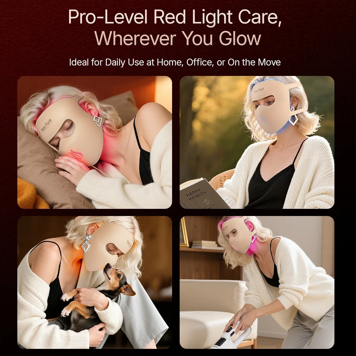 LED Face Mask 311 LEDs Adjustable Timer