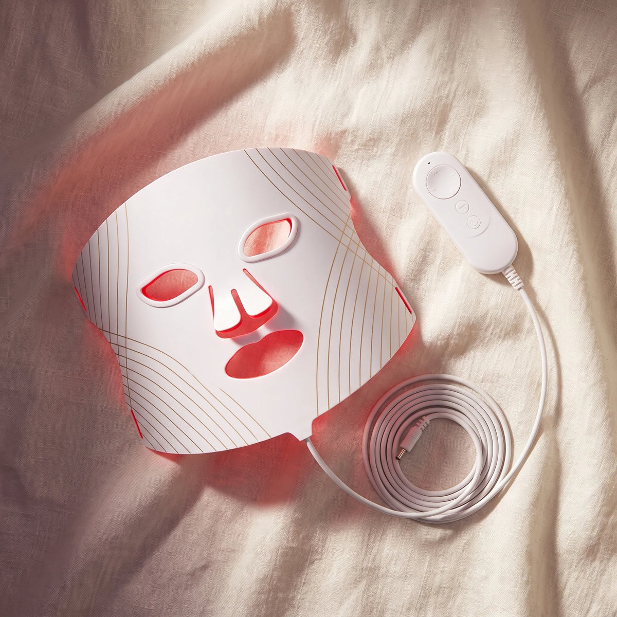 LED Face Mask Hands-Free Rechargeable Red & Near-Infrared