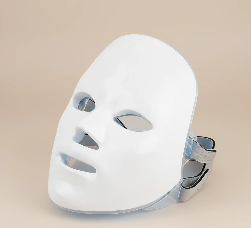 LED Face Mask Red & Blue Light Hands-Free