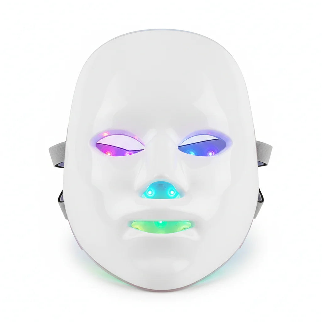 LED Face Mask Red & Blue Light Hands-Free