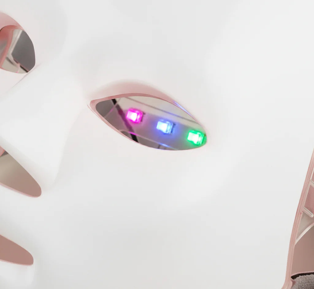 LED Face Mask Red & Blue Light Hands-Free