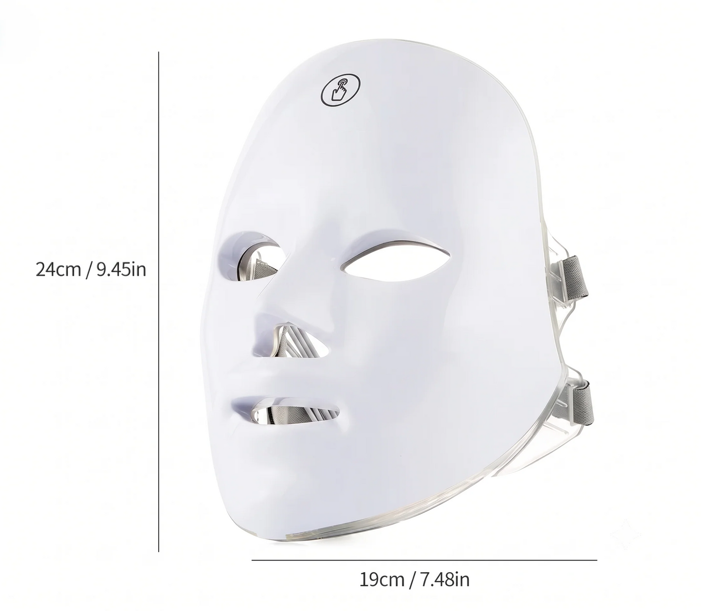 LED Face Mask Red & Blue Light Hands-Free
