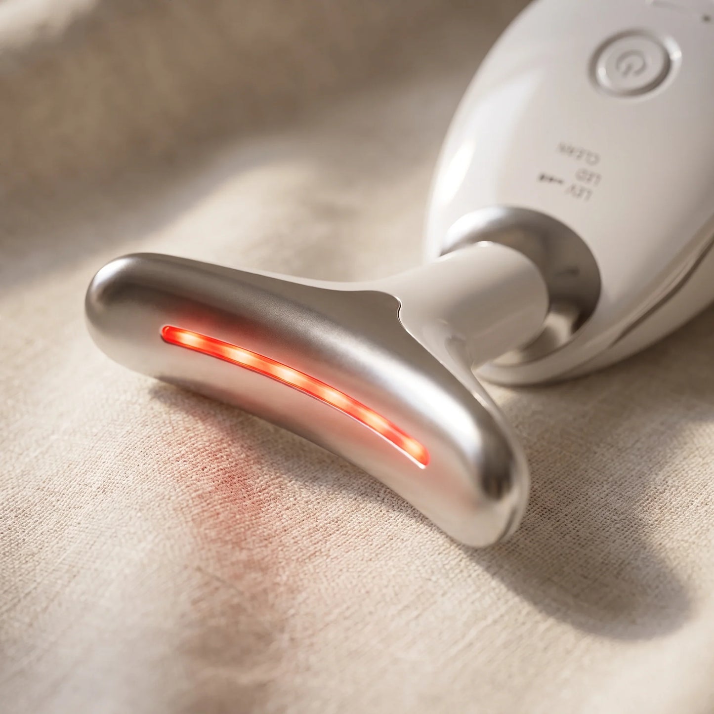 LED Face & Neck Device Multi-Color Vibration USB-Rechargeable