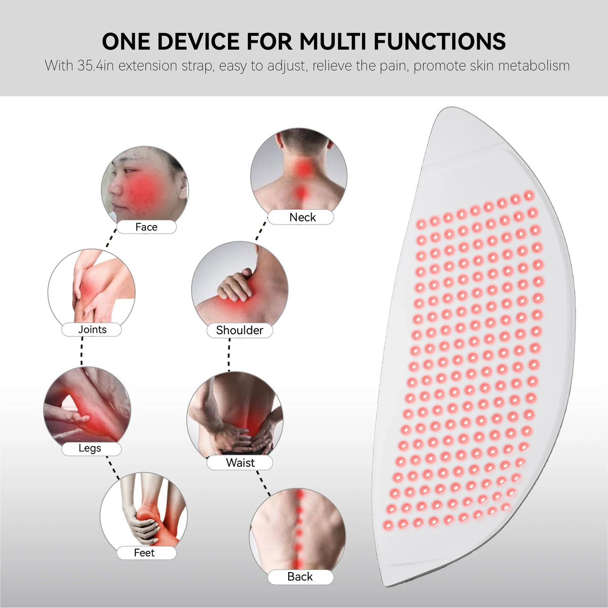 LED Therapy Mask 720 Chip Honeycomb 4 Modes