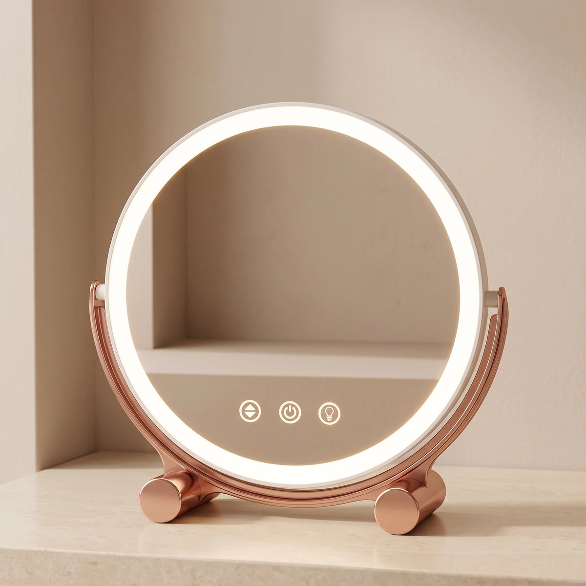LED Vanity Mirror 3 Light Modes & Adjustable Angle