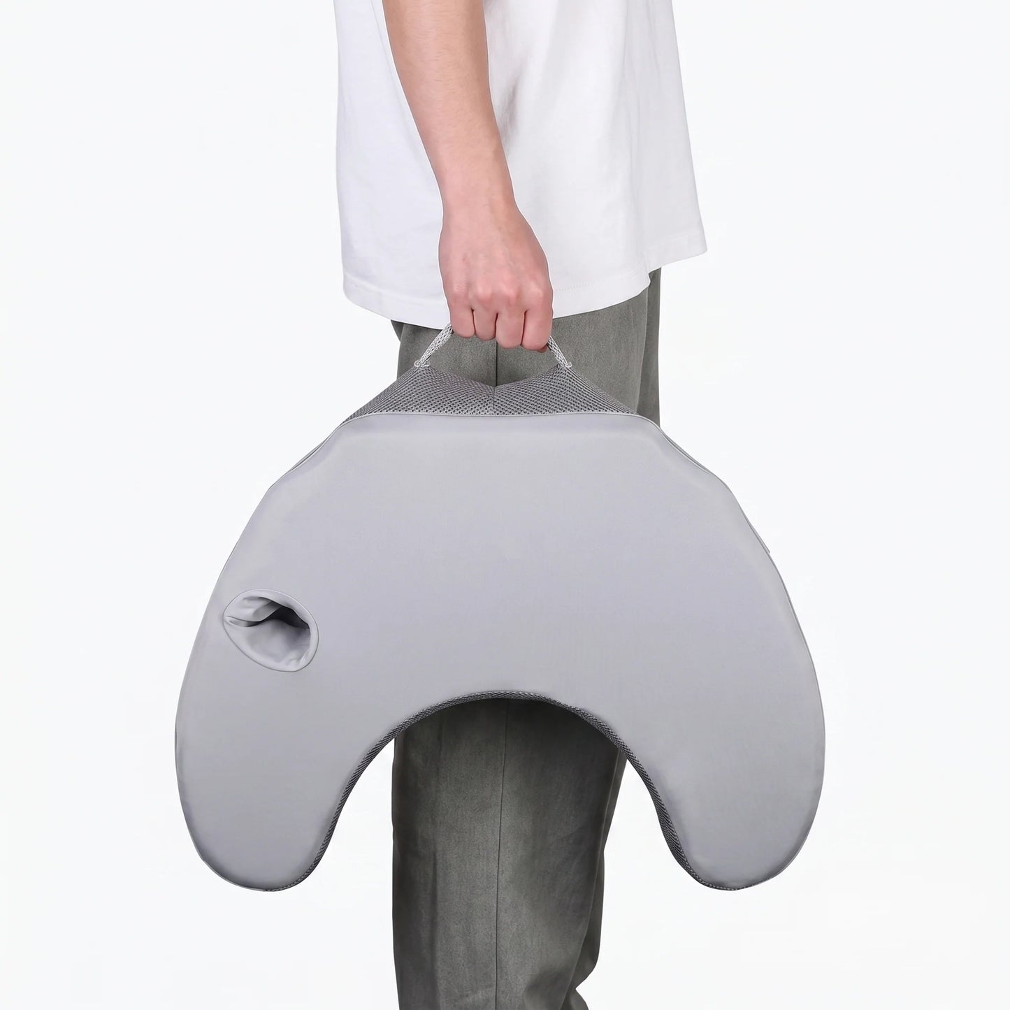 Lap Desk Pillow Ergonomic Arm Support & Cup Holder