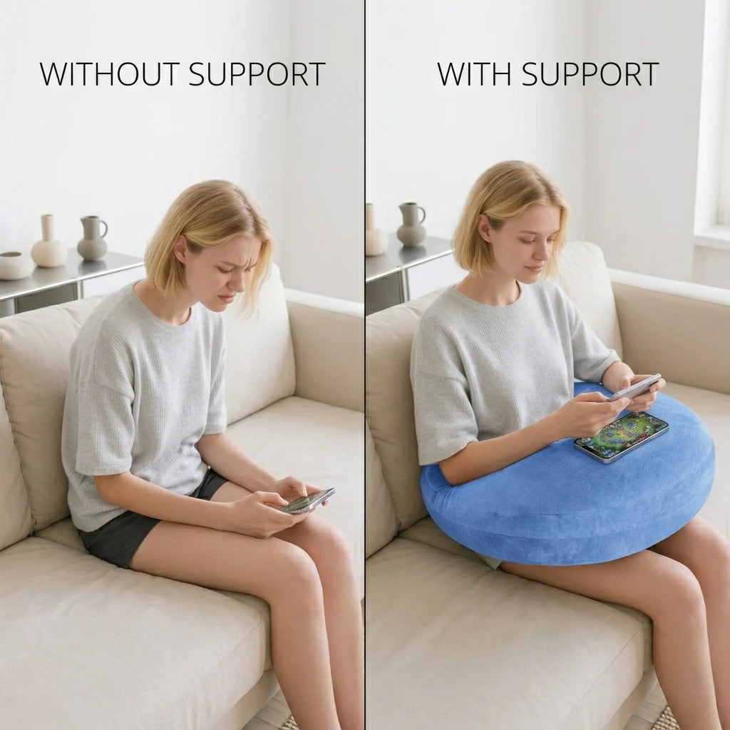 Lap Pillow Contoured Ergonomic Arm Support