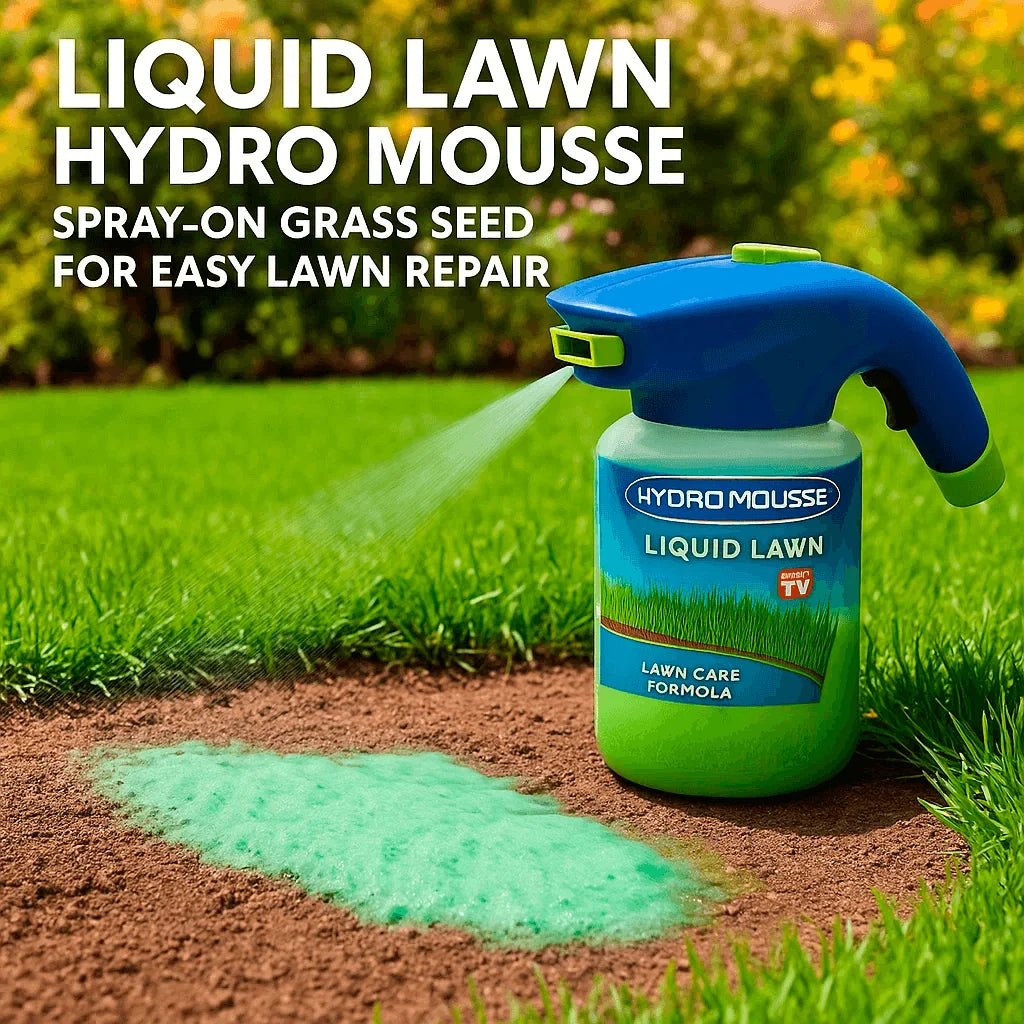 Lawn Repair Spray Hose-Connected Hydroseeding Covers 100 Sq Ft