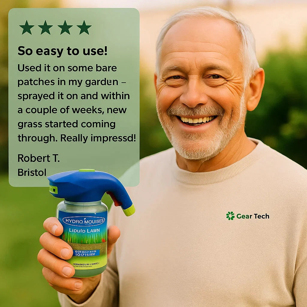 Lawn Repair Spray Hose-Connected Hydroseeding Covers 100 Sq Ft