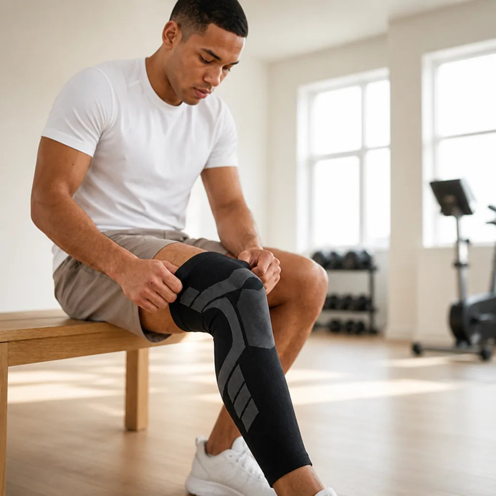 Leg Compression Bandage Targeted Compression Non-Slip Adjustable Velcro