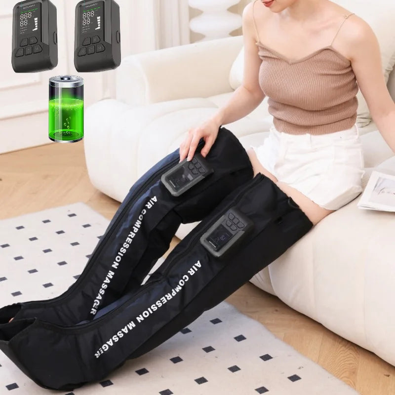 Leg Compression Massager Full-Leg 5-Zone Air Compression