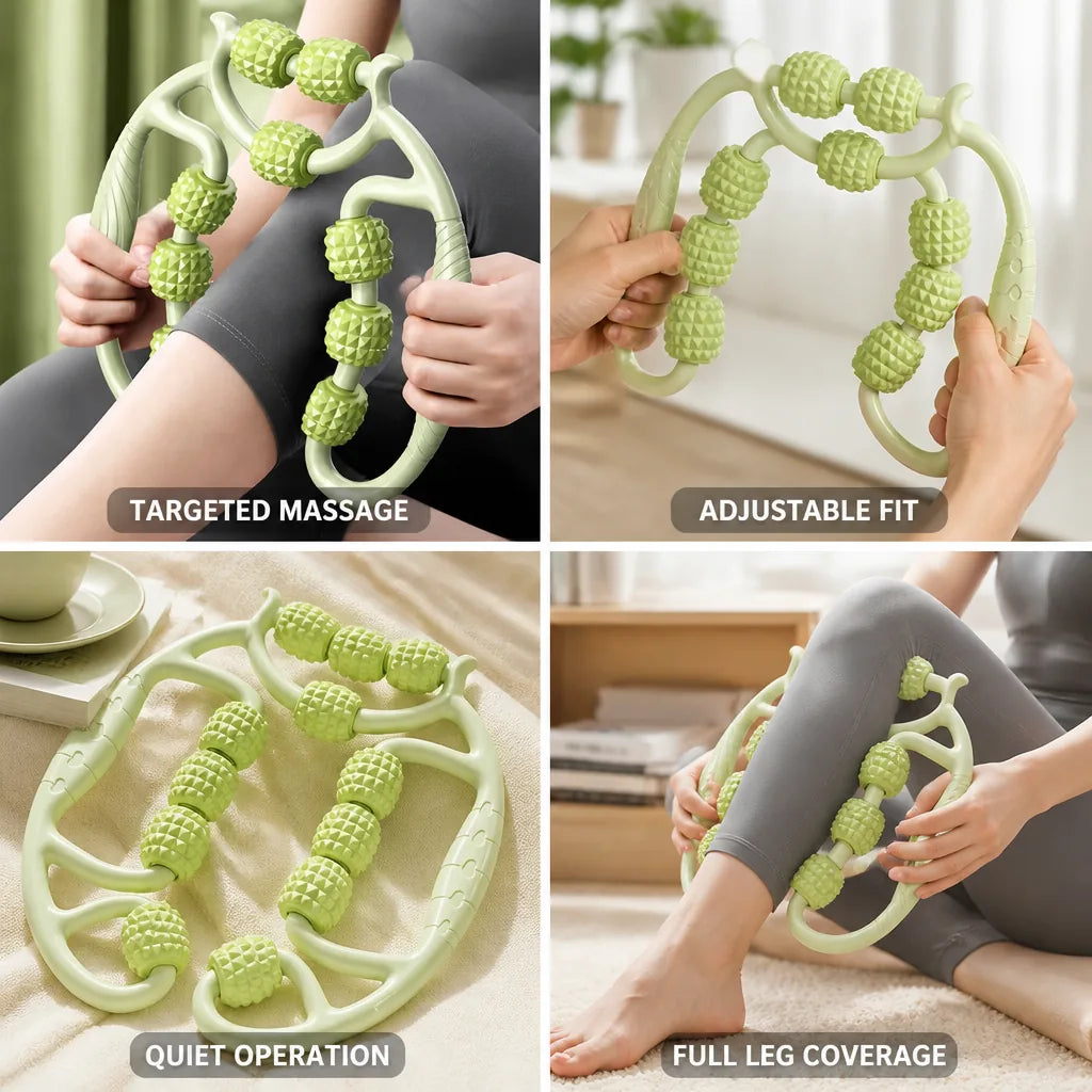 Leg Massager 12-Point Compression Full-Leg Coverage & Adjustable Fit