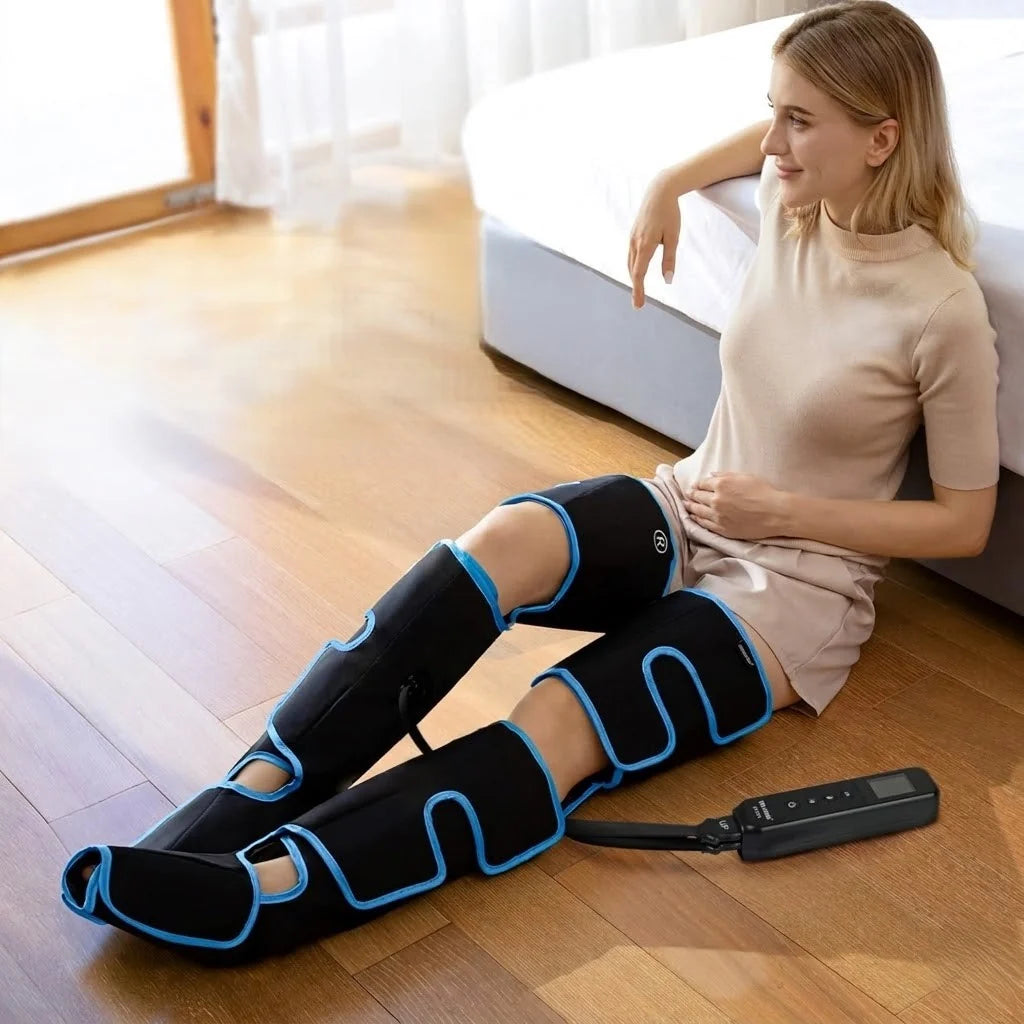 Leg Massager Air Compression Hands Free Adjustable Intensity