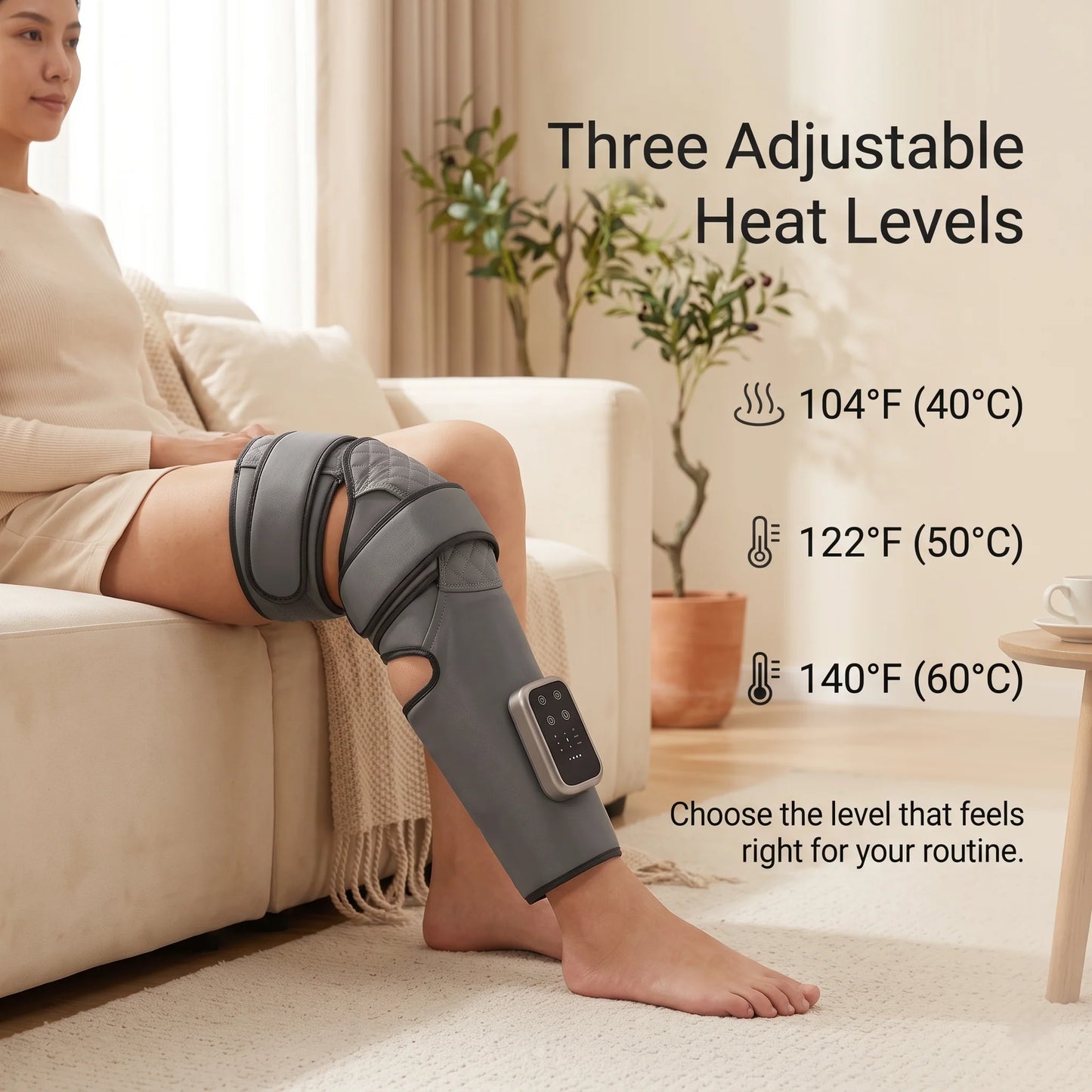 Leg Massager Cordless Heated Wraparound
