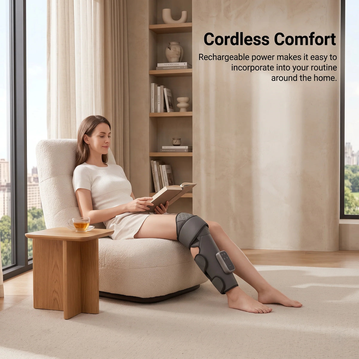 Leg Massager Cordless Heated Wraparound