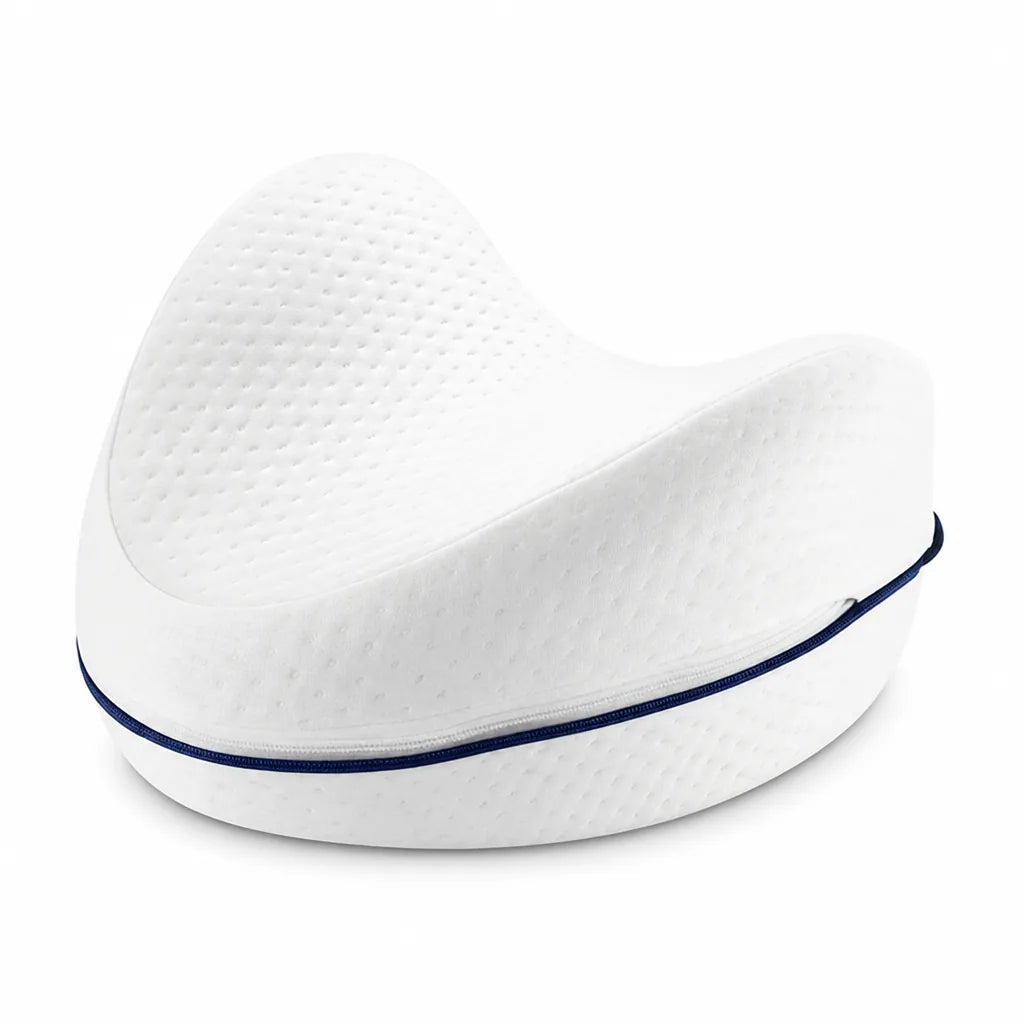 Leg Pillow Contoured Heart Shape Ventilated Memory Foam