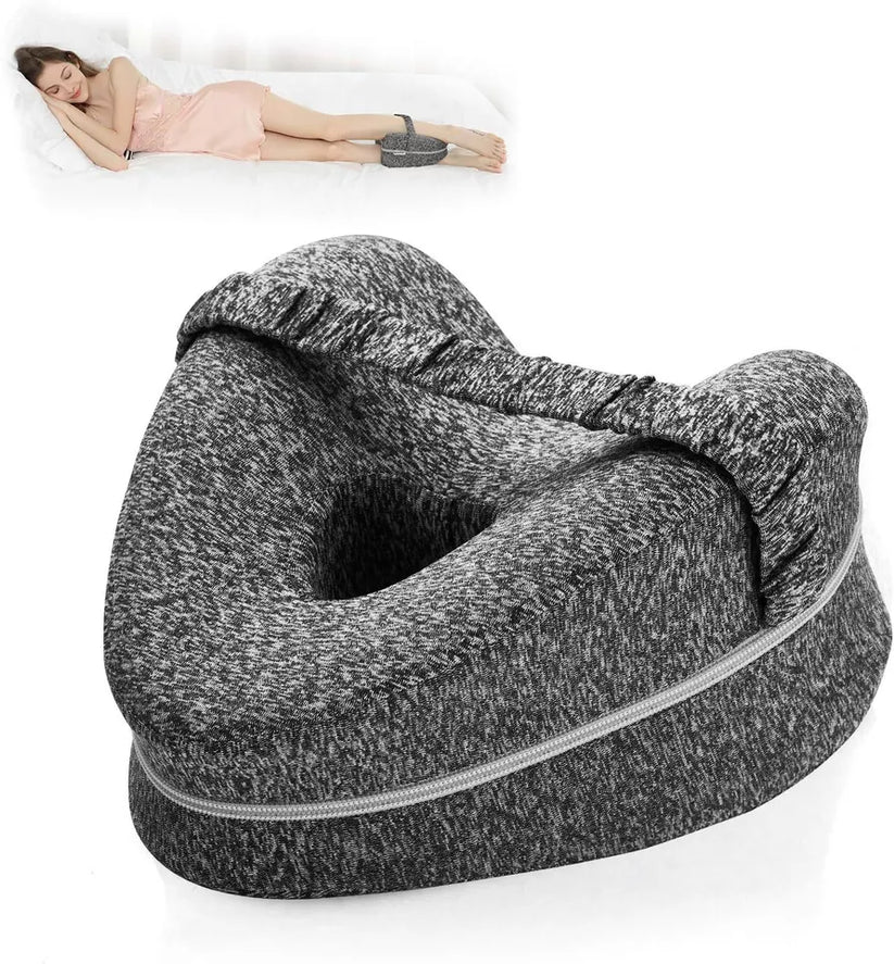 Leg Pillow Ergonomic Memory Foam Removable Cover
