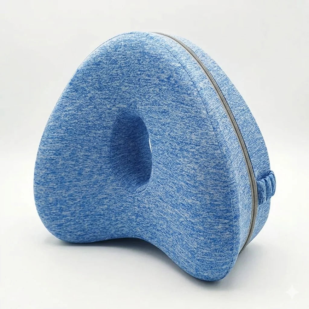 Leg Pillow Ergonomic Memory Foam Removable Cover
