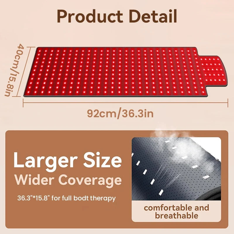 Light Therapy Mat Dual Wavelength Red & Infrared