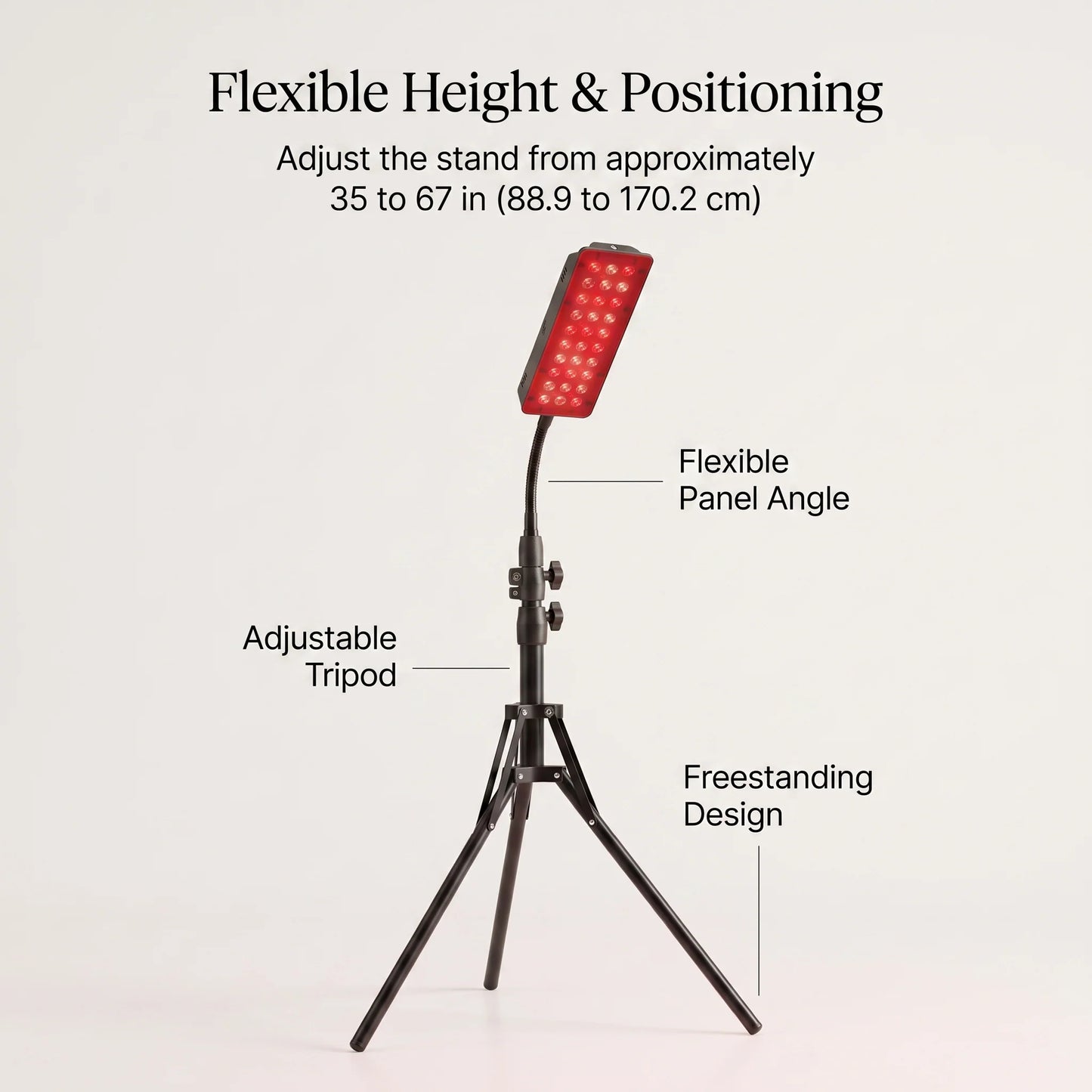Light Therapy Panel Dual Red & Near-Infrared Tripod