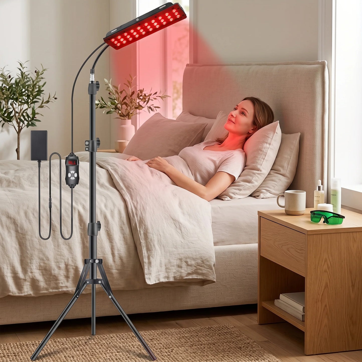Light Therapy Panel Dual Red & Near-Infrared Tripod