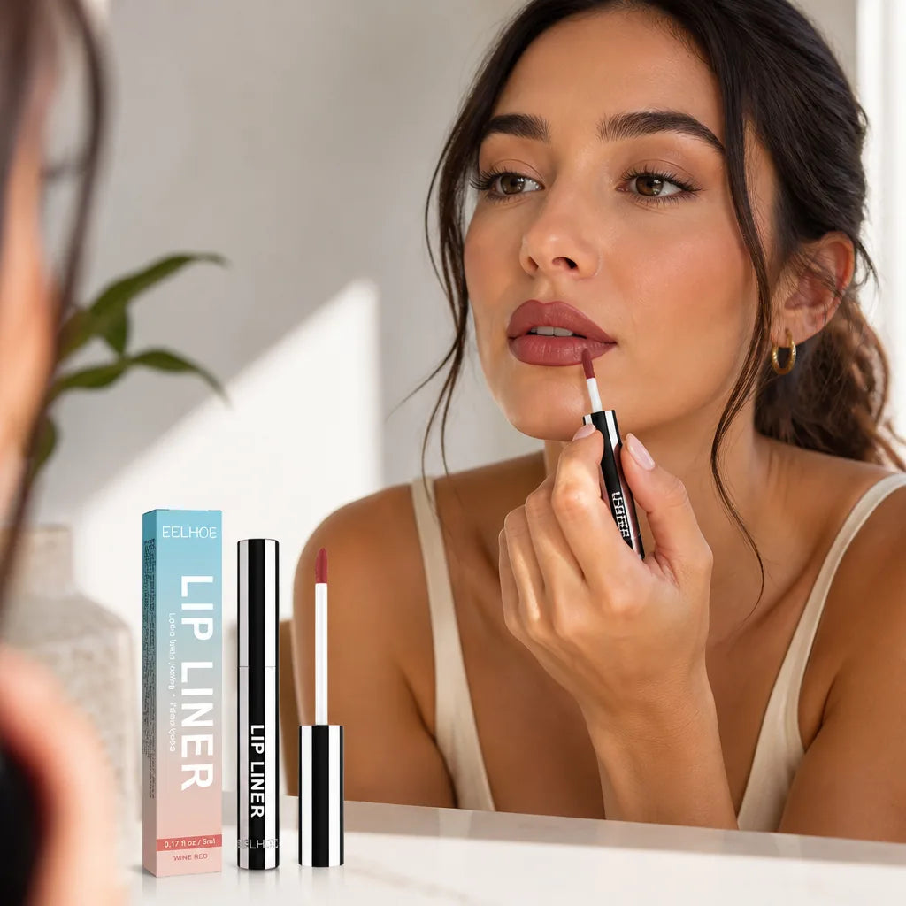Lip Matte Liner Waterproof & Long-Lasting Precise Tip