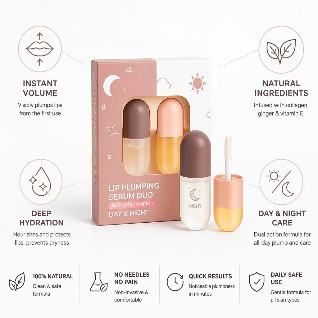 Lip Plumping Serum Duo Instant Plumping Day & Night