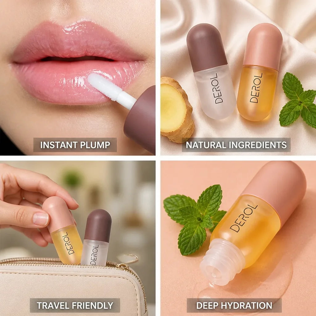 Lip Plumping Set Day & Night Ginger & Peppermint