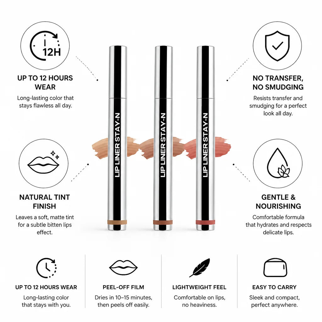 Lip Tint Peel-Off Matte Finish 12-Hour Wear