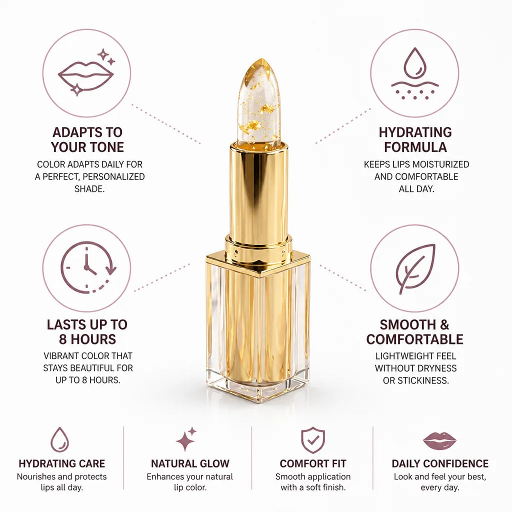 Lipstick Color-Adaptive Hydrating 8-Hour Wear
