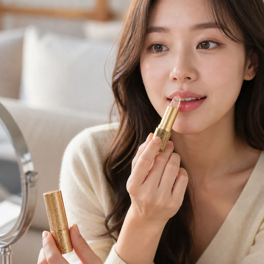 Lipstick Color-Changing & Moisturizing 24K Gold Flakes