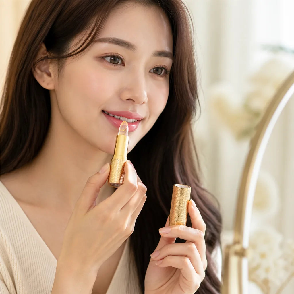 Lipstick Color-Changing Transferproof 24K Gold Flakes