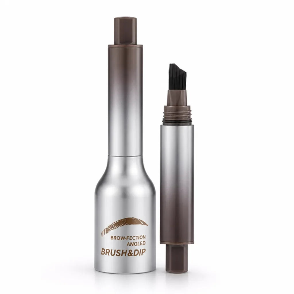 Liquid Eyebrow Enhancer Angled Precision Brush Waterproof & Long-Lasting