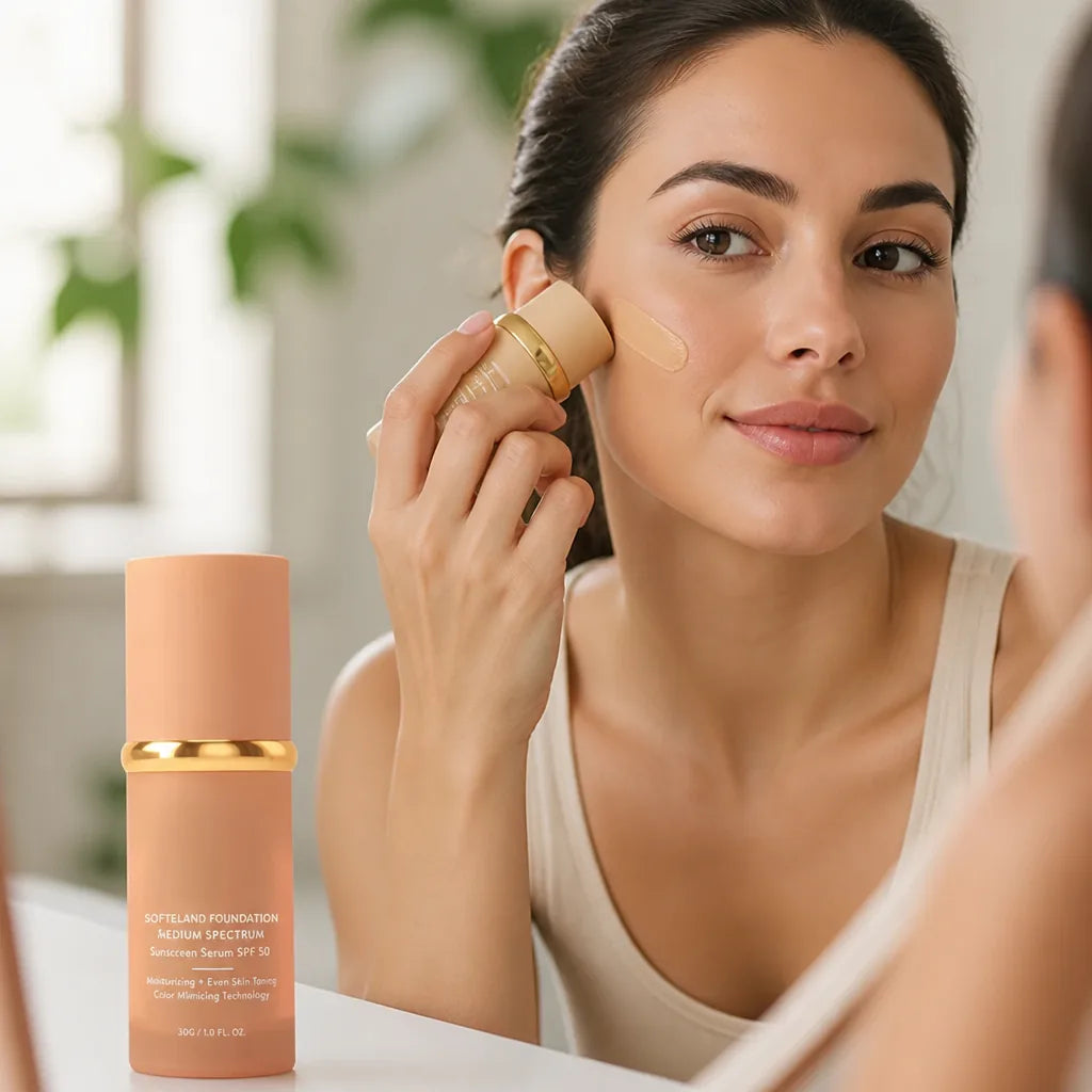 Liquid Foundation Matte Full Coverage & Lightweight SPF Protection