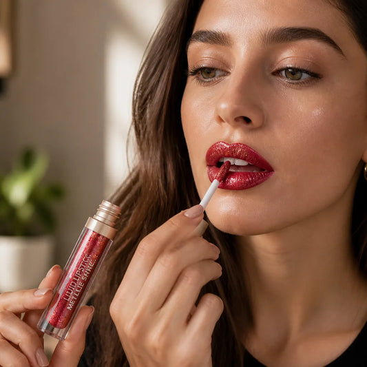 Liquid Lipstick Metallic Shine Waterproof & Transfer-Resistant