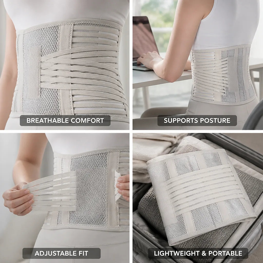 Lower Back Brace Posture Support S-XL