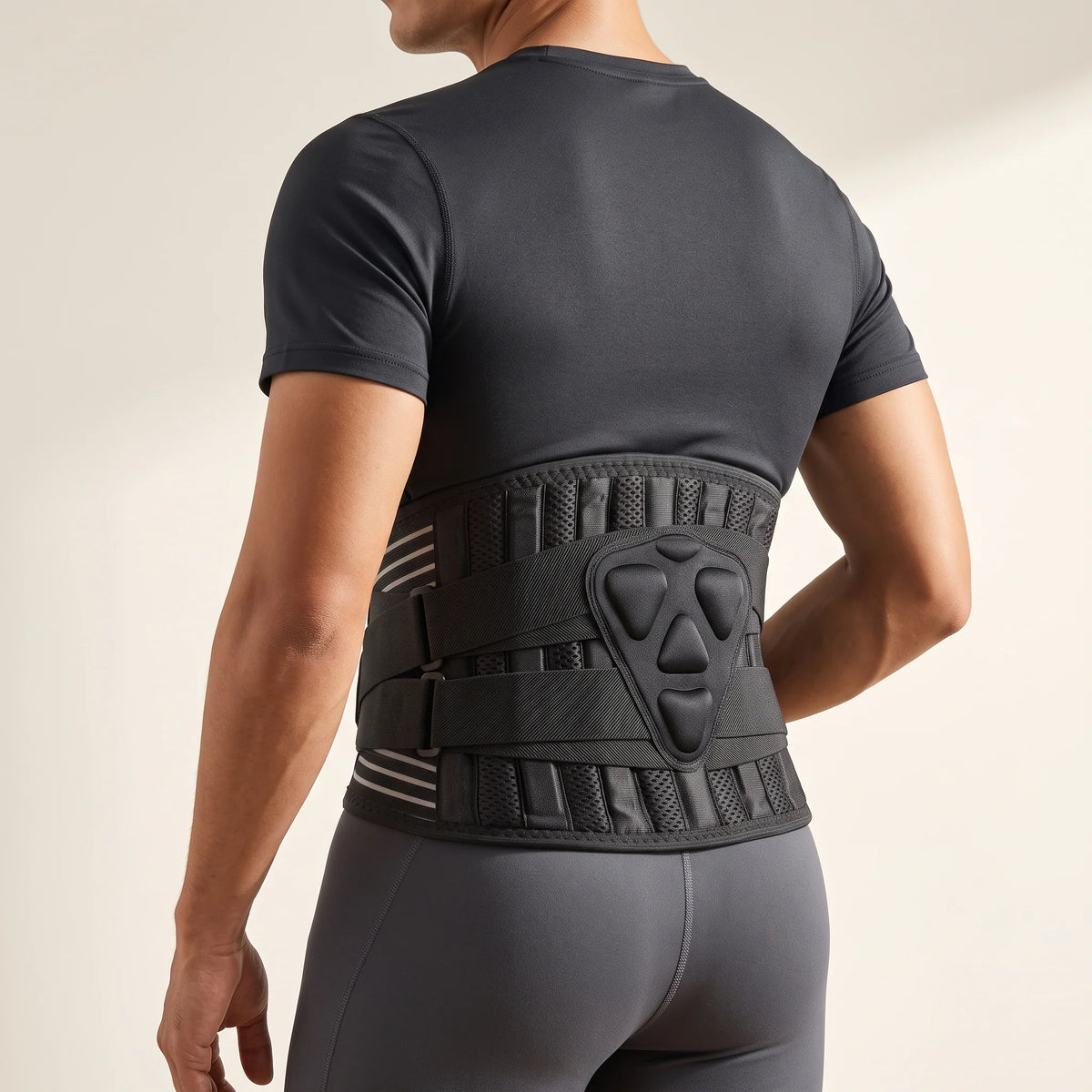 Lumbar Support Belt Adjustable Dual-Compression Straps