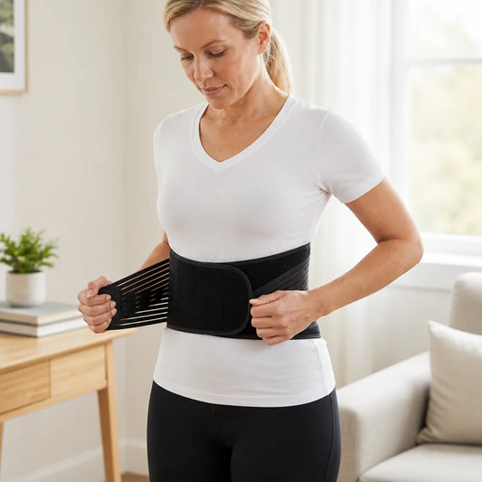Lumbar Support Belt Breathable Adjustable Non-Slip