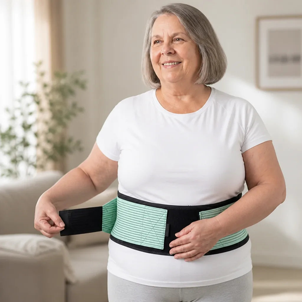 Lumbar Support Belt Targeted Dual Compression Adjustable Fit